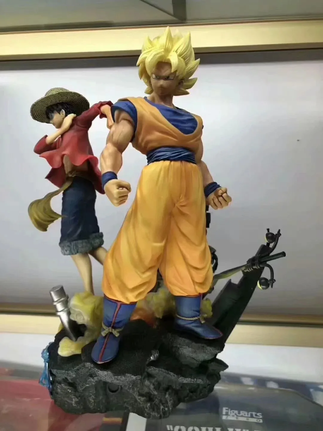 JUMP Force аниме наруто одна деталь Луффи Dragon Ball гуку Луффи ПВХ фигурка модель игрушки