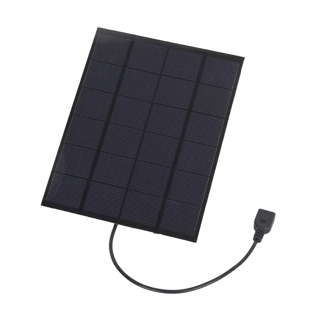 Солнечная панель SUNWALK 5 Вт В зарядное устройство с USB выходом мА