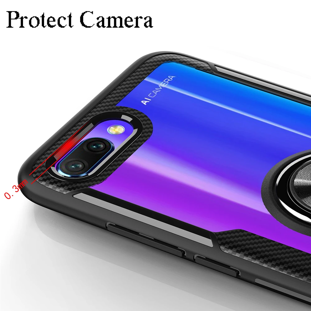 Чехол для huawei mate 20 Lite mate 9 10 30 P20 P30 Pro lite для Honor 8X Max 20 8S 10 lite чехол с магнитным кольцом и держателем для пальцев чехол