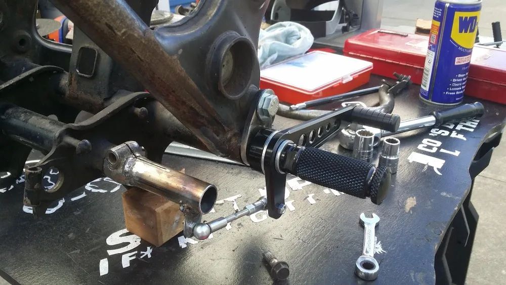 BIKINGBOY Универсальный Rearsets сзади Устанавливает подножки для BMW R45 74 '❵ 76 77 78 Кафе