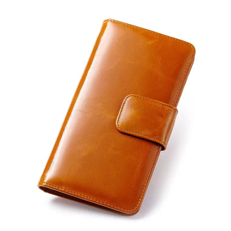 Новое поступление 100% натуральная кожа женские кошельки фирменный дизайн Ретро