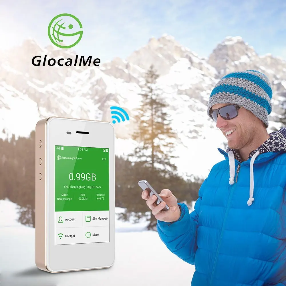 Маршрутизатор Glocalme 4G Мобильный Wi-Fi роутер с двумя слотами для Sim-карт 2018 - купить