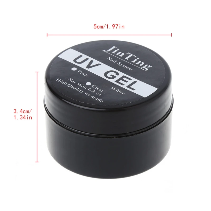 Розовый/белый/прозрачный 3 цвета Варианты гель лака УФ для наращивания ногтей|gel