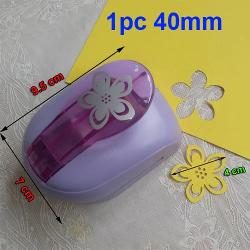flower 40mm 5/"-3" Бабочка Ремесло пробойник Дырокол eva пенопластовый перфоратор для детей DIY пенопластовая бумага производитель скрапбукинга перфоратор тиснение устройство - Цвет: flower 40mm