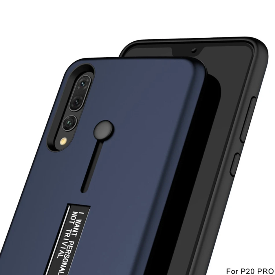 Силиконовый ремешок для Huawei P30 Lite P20 Pro Модный чехол с кольцом и подставкой Nova 3i |