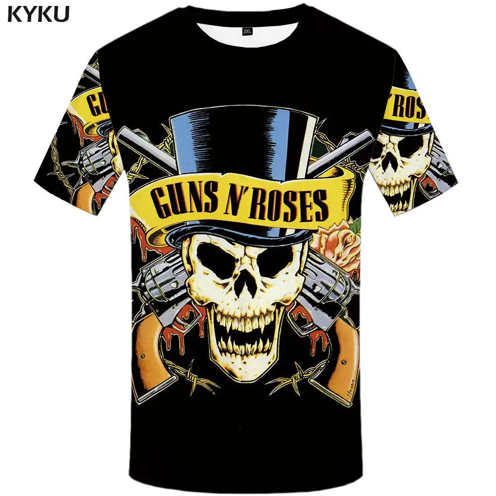 3d t shirt 04 Мужская футболка с принтом 3D KYKU, белая футболка с объемным изображением игральных карт, лето - Цвет: 3d t shirt 04