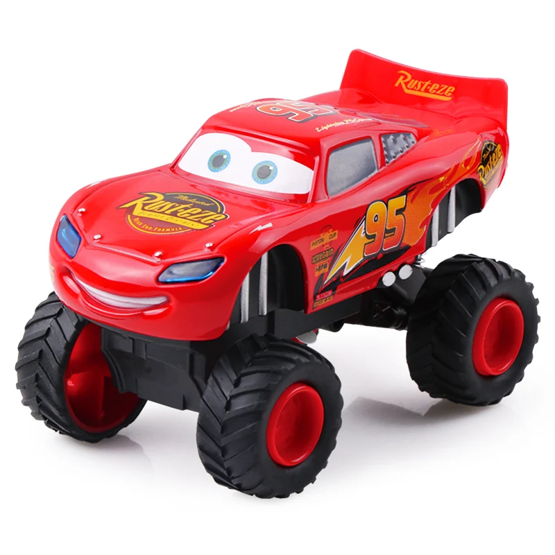 Disney Pixar тачки Молния Маккуин Монстр оттягивающий мигающий Круз Рамирес литые
