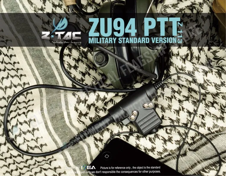 Z-Tac Peltor тактическая гарнитура Comtac II с шумоподавлением Airsoft U94 Midland Tactical PTT Softair Shooting наушники PTT Z041