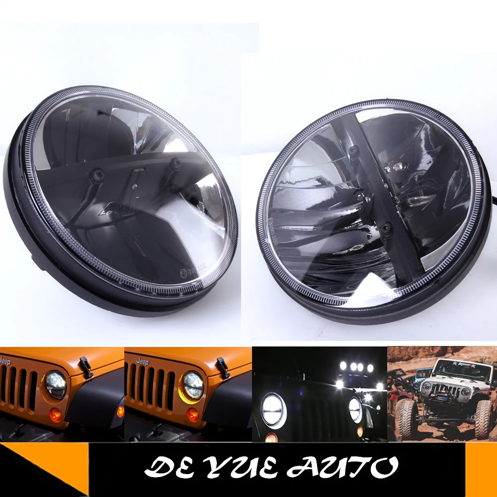 Бесплатная доставка Для LANA NIVA VAZ 2101 7 дюймовый светодиодный фонарь с рефлектором 65