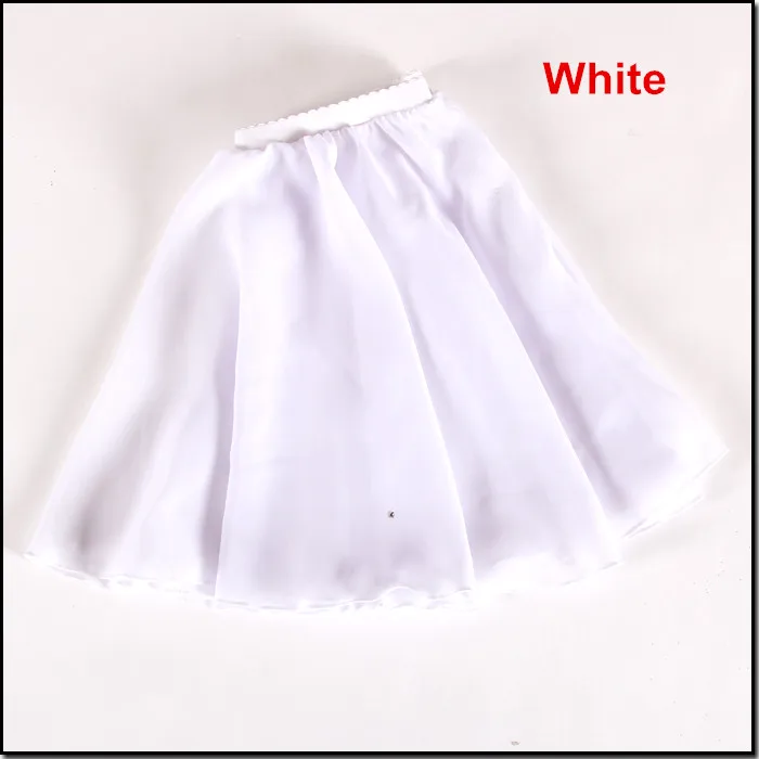 White Child Недорогая балетная юбка для танцев яркая детская фатиновая юбка белого, розового, синего, черного, красного, фиолетового цветов танцевальные балетные юбки-пачки, распродажа - Цвет: White Child