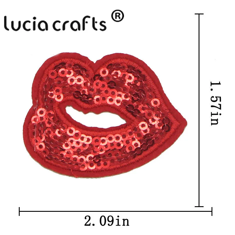 Lucia crafts 7 шт/15 шт блестки патчи железные или Пришивные Патчи Наклейки аппликация патч сумка для одежды DIY аксессуары L0302