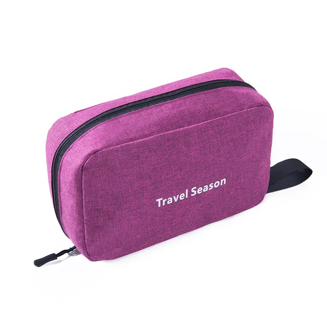 Purple-Cosmetic bag Sereqi INS Высококачественная сумка для косметики с крючками сумка для мытья для путешествий ванная комната многофункциональная сумка для хранения косметики - Цвет: Purple-Cosmetic bag