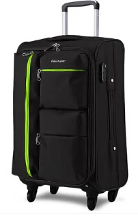 Унисекс полиэстер Мульти Карманы Спиннер колеса мягкий багаж 20/22/24/26/28 дюйма цвет