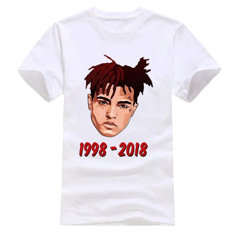 2018 Xxxtentacion Character Print T-Shirt Cool O-neck Men's T Shirt Croatia Summer discount hot new fashion top free shipping | Мужская