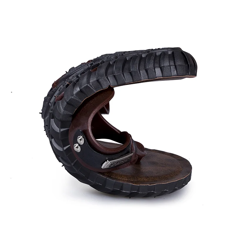 2017 мужские вьетнамки сандалии резиновая Повседневная Мужская обувь Летняя мода