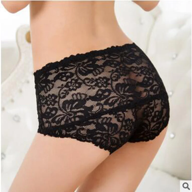 Женские кружевные бесшовные прозрачные трусики | Женская одежда