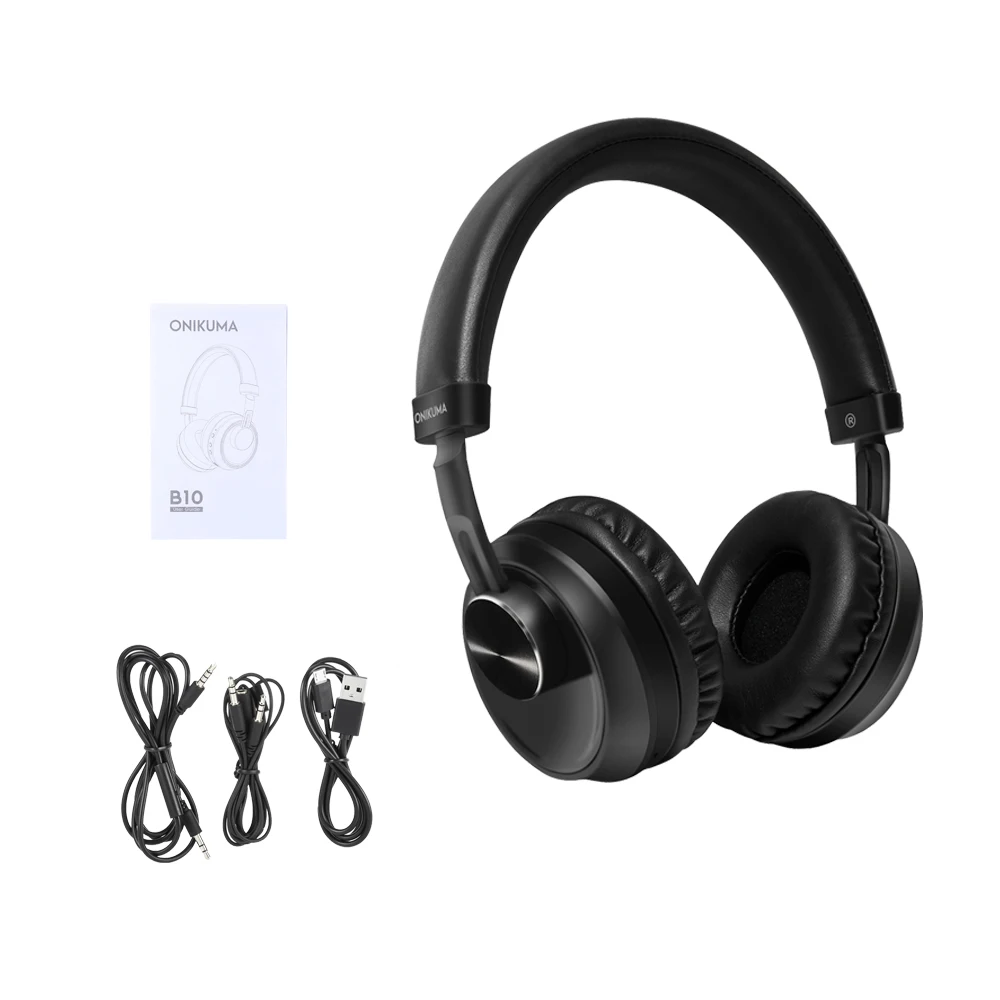 ONIKUMA B10 HD Bluetooth bluetooth стереонаушники наушники с микрофоном 3 5 мм проводной