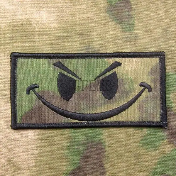 A-TACS FG DEVGRU NSWDG SealTeam6 улыбающееся лицо Военная Тактическая Боевая вышивка патч B3064