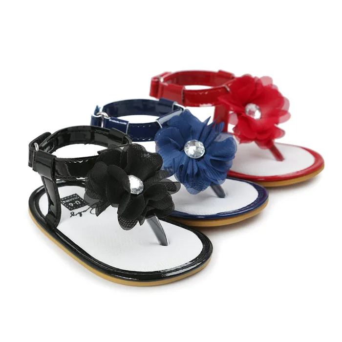 босоножки Бесплатная доставка синий новорожденных девочек сандалии детские для