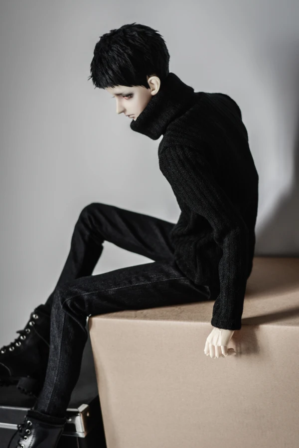 Теплый свитер унисекс с воротником под горло 5 цветов для BJD 1/4 MSD 1/3 SD13 SD17 аксессуары CMB111