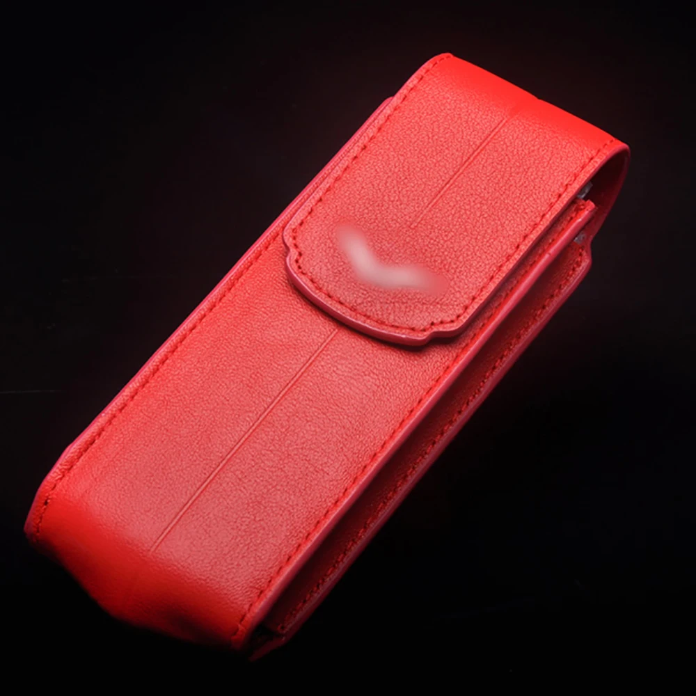 Роскошный чехол-книжка из натуральной кожи в деловом стиле для Vertu Signature S CEO 168, полный защитный чехол для мобильного телефона красного цвета YBSV4