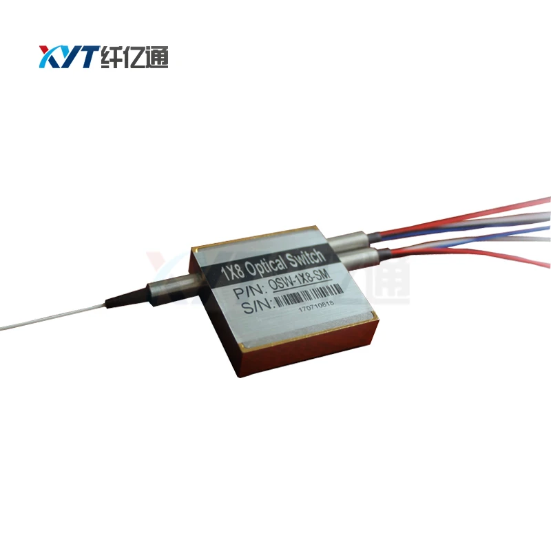 

Без Защелки 5V FC UPC разъем 1260 ~ 1650nm 1x4 Микро Мини механический волоконно-оптический переключатель