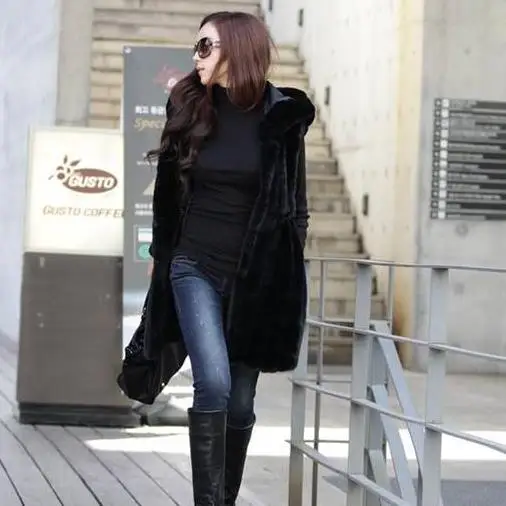 Пушистая зимняя женская шуба из искусственного меха 2019 жилет женские куртки