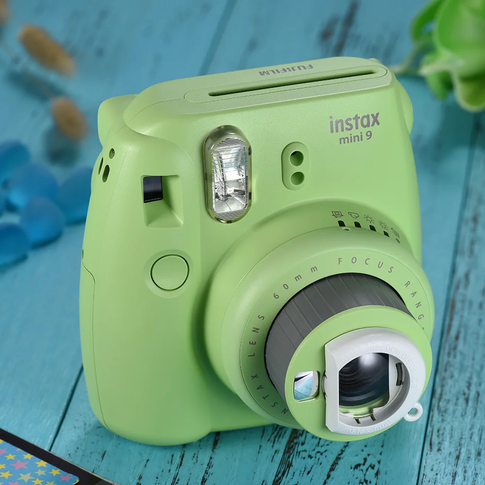 Fujifilm Instax Mini 9 мгновенная камера пленочная камера с зеркалом для селфи 14 в 1 комплект аксессуаров с Чехол/ремень и т. д. для Fujifilm Mini 9