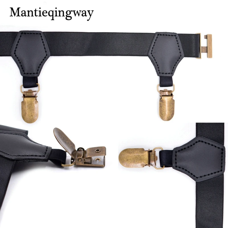 Mantieqingway мужские Носки для девочек Подвязки женщин Высокое качество suspensorio
