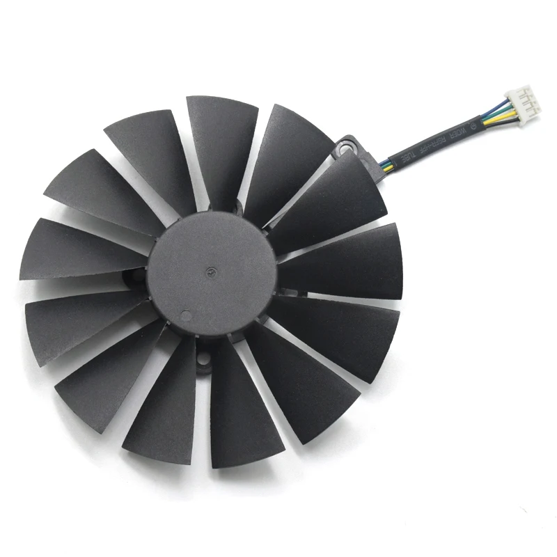 Вентилятор охлаждения для игровой видеокарты 95 мм T129215SM PLD10010S12H ASUS STRIX RX 470 580 570 GTX