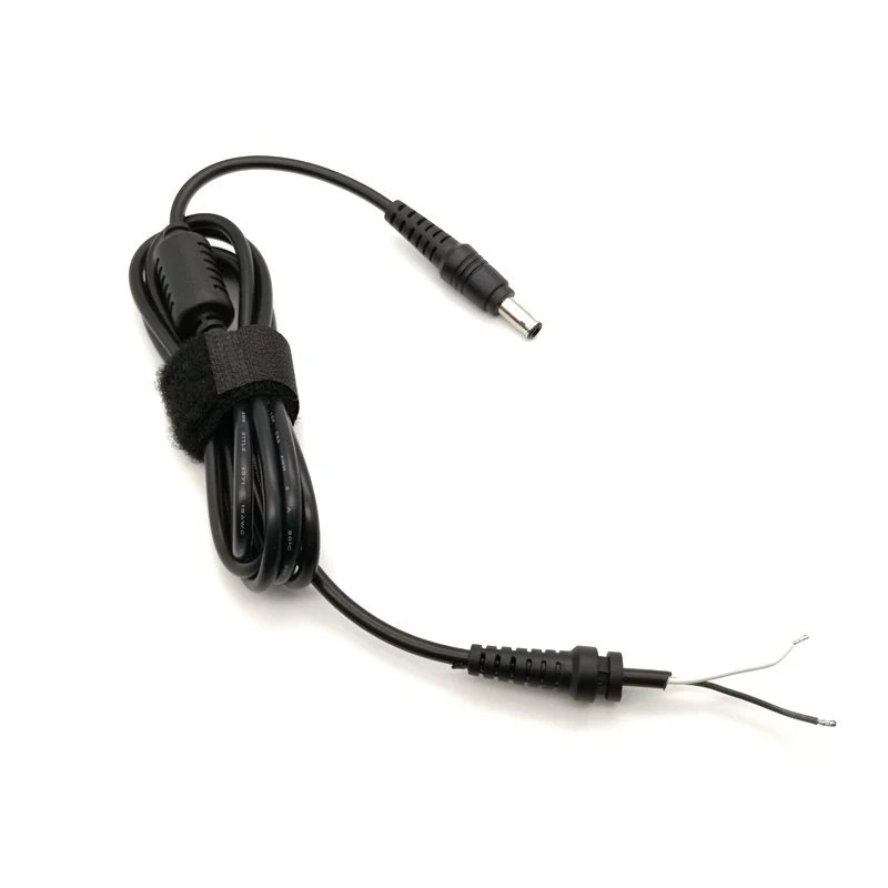 

2 шт. штекер постоянного тока 5,5*3,0 мм/5,5x3,0 мм кабель питания постоянного тока для Samsung зарядное устройство для ноутбука черный разъем с магнитным кольцом 1,2 м