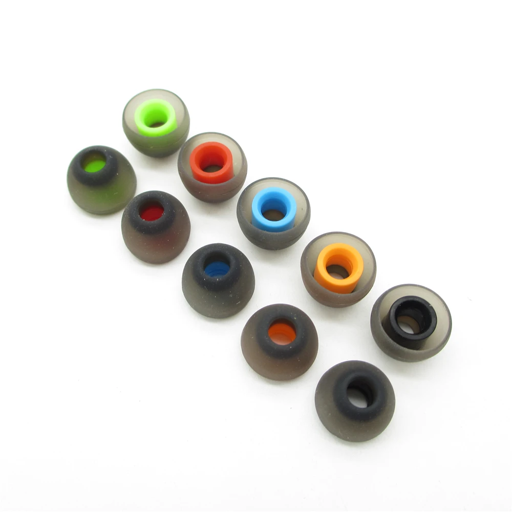 

5pairs 4.5mm Silicone Eartips Ear Pads Sleeve For TRN KZ TFZ Earphone