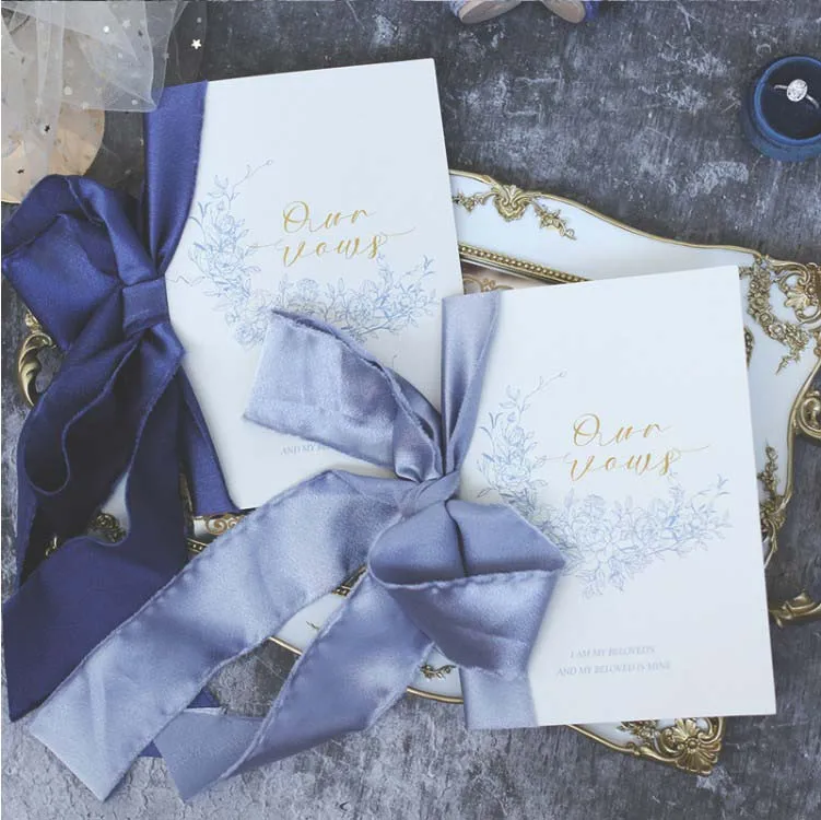 Бесплатная доставка 2 книги надпись our vows реквизит для свадебной фотосъемки