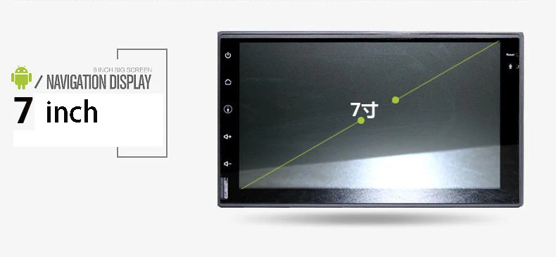 7 &quot2 Дин Андроид Dvd-плеер Автомобиля для vw/toyota/mazad с GPS Микрофон Bluetooth TV Wifi Рулевое