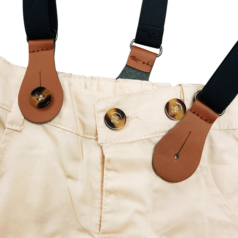 2019 Autumn and Winter Kids Baby Boys Clothing Sets Long Sleeve Bow Tie Shirts+Suspenders Pants 2Pcs Formal Gentleman Suit |