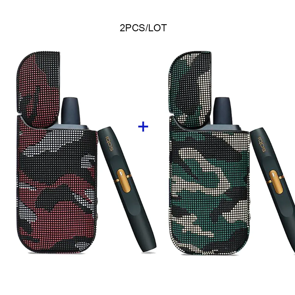 JINXINGCHENG 2 шт./партия защитный чехол для iqos 2,4 Plus чехол из искусственной кожи чехол сумка для переноски - Цвет: 10DA
