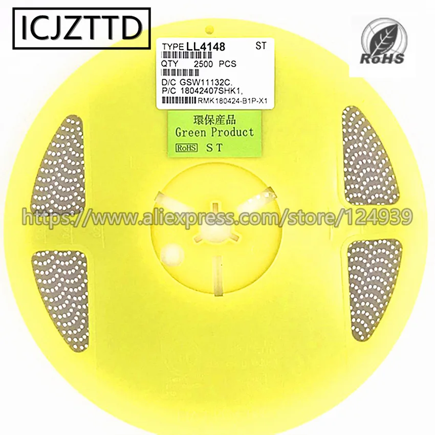 T4 A2 1N4148W SOD-123 1N4148WS SOD-323 LL4148 LL34 1N4148 DO-35 MMBD4148 SOT-23 1N4148WT SOD-523 1N4148W-7-F sodt4 123 4148 |