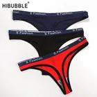 Hibubble женские хлопковые стринги, стринги, трусики, стринги, нижнее белье для женщин, женские брюки с низкой посадкой и надписью