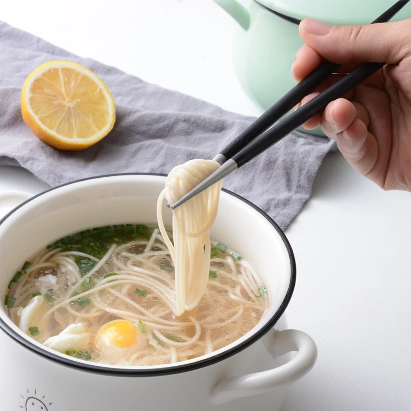 Золотые корейские столовые палочки Hashi из нержавеющей стали набор ложек с