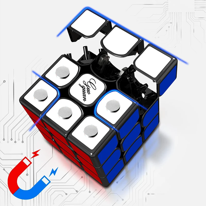 MoYu GuoGuan YueXiao Магнитный куб 3x3x3 головоломка магический профессиональный 3x3
