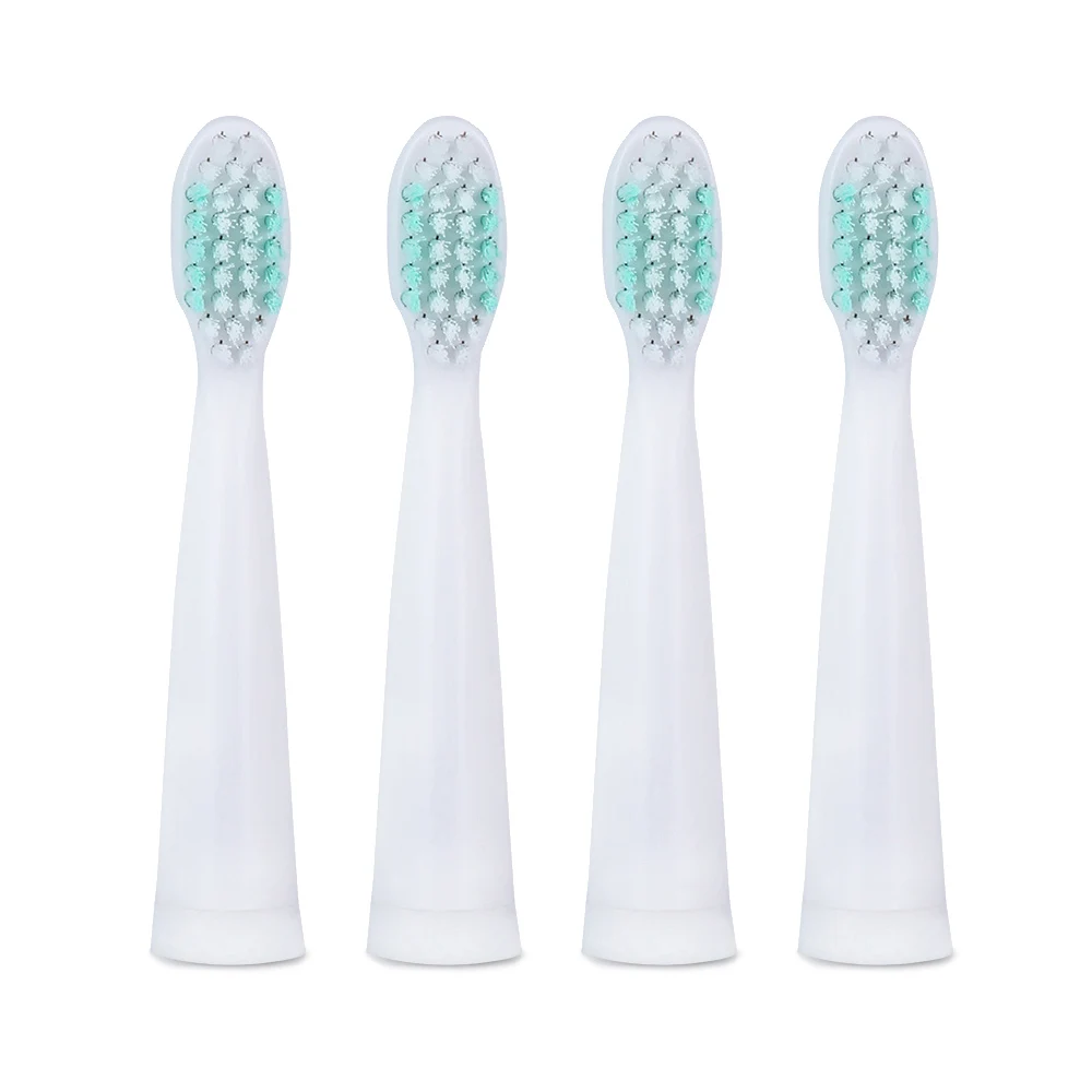 4 toothbrush heads Модернизированная 5 режимов звуковая электрическая зубная щетка с 4 головками перезаряжаемая usb зарядка зубная щетка 2 минуты таймер вибрация - Цвет: 4 toothbrush heads