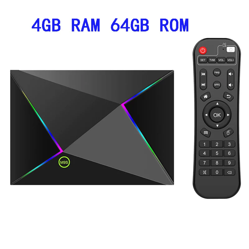 4G 64G TV BOX M9S Z8 Смарт ТВ коробка 6K Android 9,0 ТВ коробка 4 Гб Оперативная память 32 GB/64 GB Встроенная память 4 ядра H.265 USB3.0 2,4G, Wi-Fi, IPTV Set-top Box PK X96 X88 MAX - Цвет: 4G 64G TV BOX
