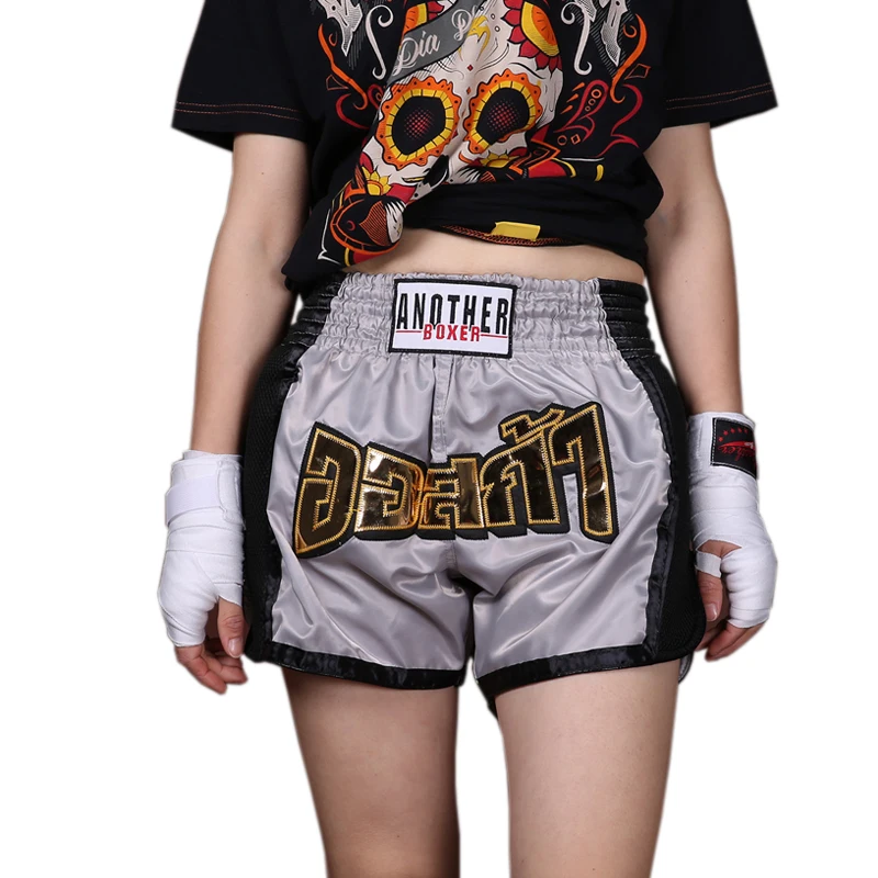 Фото 8 цветов, спортивные шорты для бокса, mma, фитнеса, тренировок, повседневные индивидуальные дышащие свободные шорты, дешевые штаны для тайског... №2