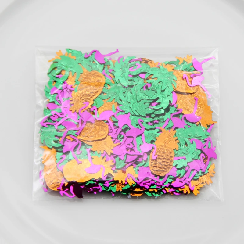 15 г пластиковый блеск фламинго конфетти детский праздник на день рождения ананас