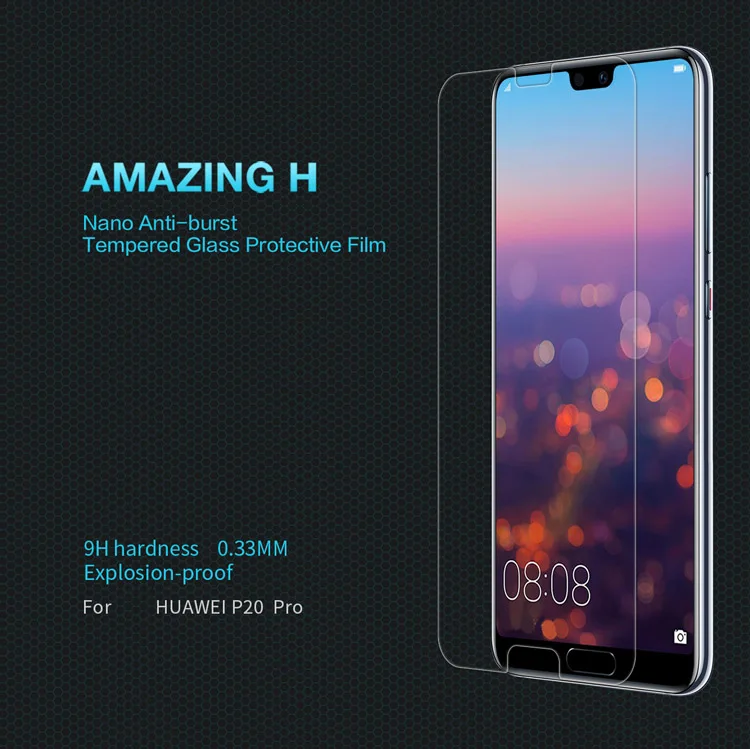 Huawei P20 Pro закаленное Стекло Экран Protector Nillkin 2.5D край HD ясно Защитная Стекло Flim Для huawei P20 Lite/Нова 3E