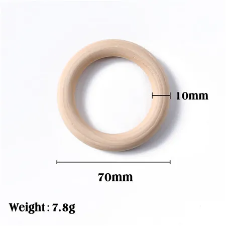 5pc 70-10 Let's Make детский Прорезыватель для зубов, 5 шт., кленовый деревянный прорезыватель, Пищевой Деревянный прорезыватель, Товары для малышей, сделай сам, игрушки для прорезывания зубов, детские товары - Цвет: 5pc 70-10