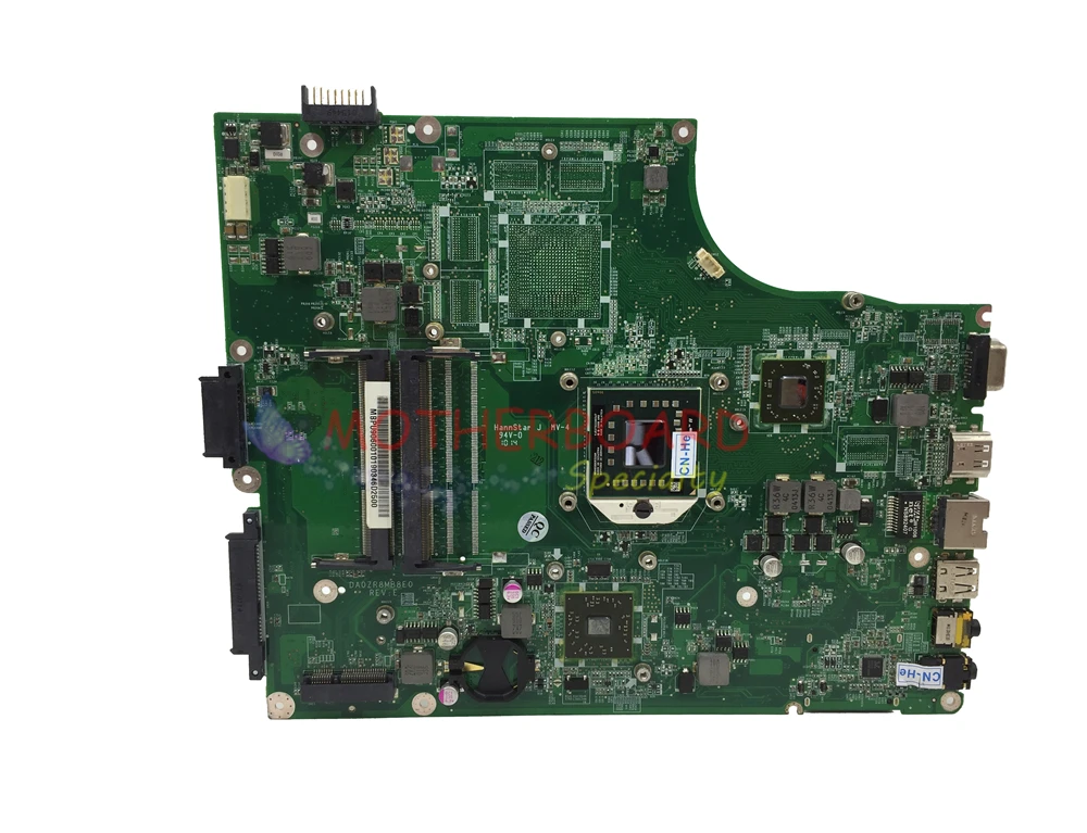 Материнская плата Vieruodis для ноутбука ACER ASPIRE 5553 5553G MB.PU906.001 MBPU906001 DA0ZR8MB8E0 RE V.E DDR3