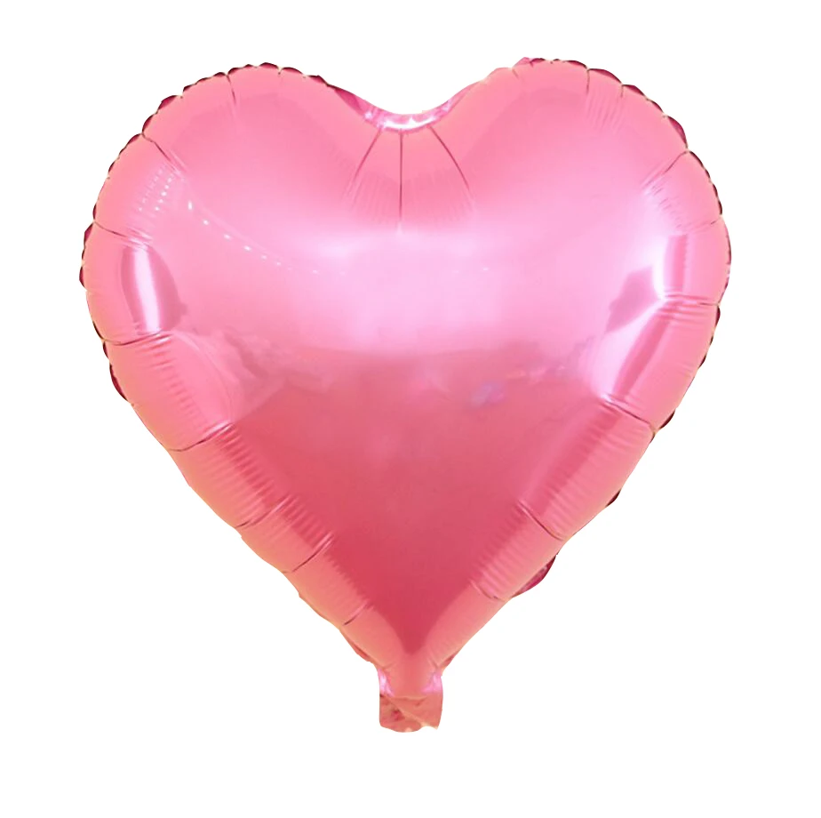 pink heart 1 шт сердце и звезда 18 дюймов красочные фольгированные шары воздушные гелиевые глянцевые металлические цвета воздушные шары "сделай сам" для украшения дня рождения/свадьбы - Цвет: pink heart