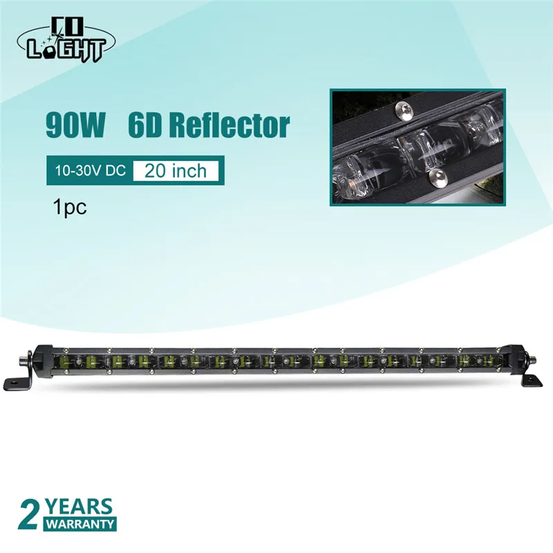 6 D 20 inch CO светильник 30 Вт 60 Вт 90 Вт 120 Вт 150 Вт внедорожный светодиодный светильник 6D комбинированный рабочий светильник 12 в 24 В для вождения лодки автомобиля грузовика 4x4 внедорожника ATV противотуманной фары - Цвет: 6 D 20 inch