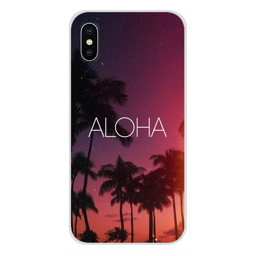 Hawaii Aloha tree для Huawei Nova 2 3 2i 3i Y6 Y7 Y9 Prime Pro GR3 GR5 2017 2018 2019 Y5II Y6II аксессуары чехлы телефонов